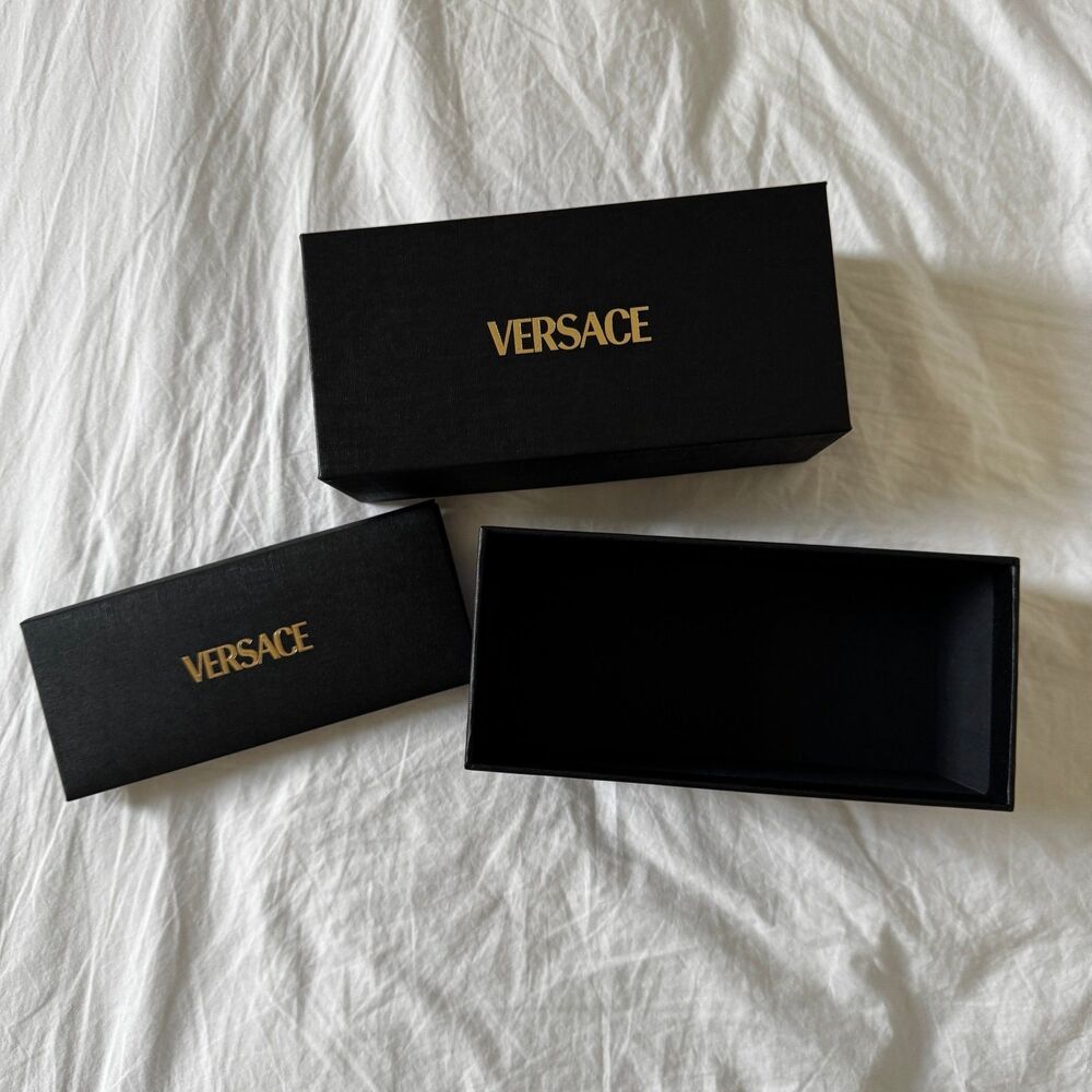 Versace Black Gift Box Set Empty